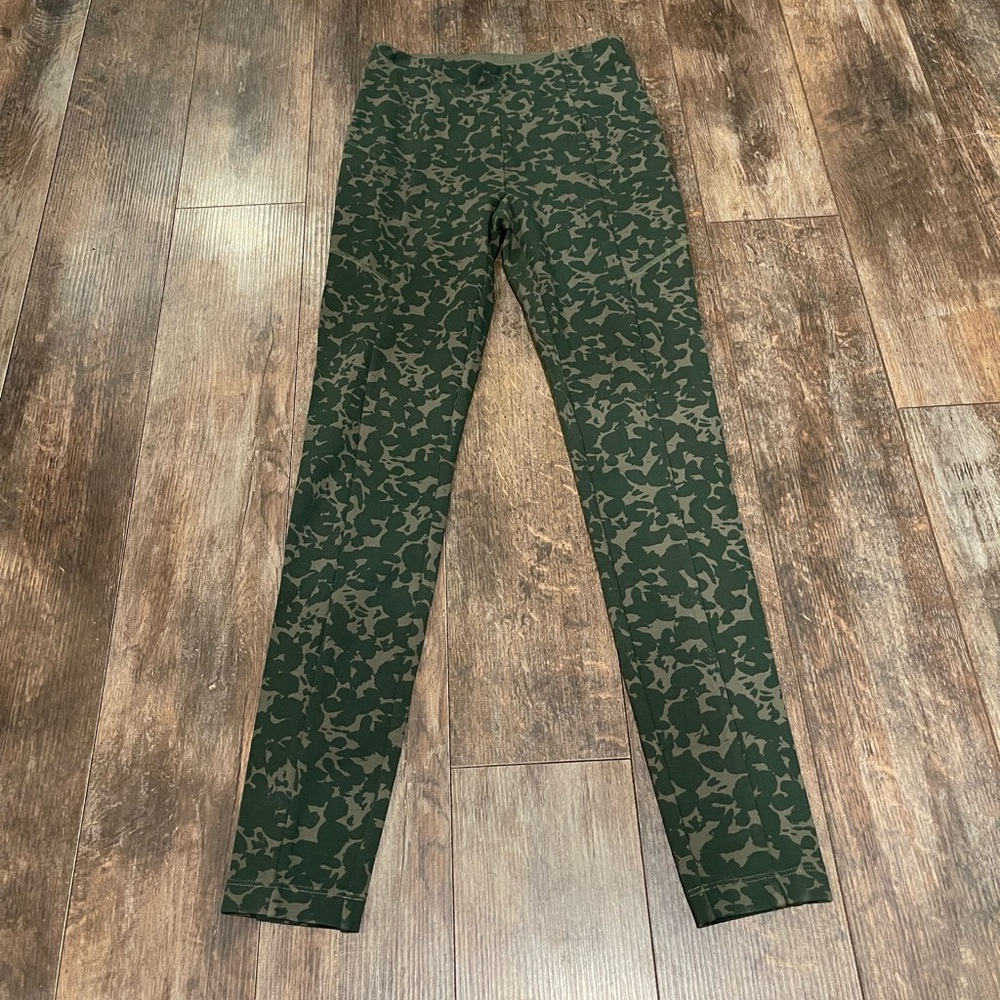 CAbi Green Camouflage Leggings